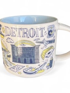 Detroit Starbucks coffee Cup Mug 14oz Been There Series